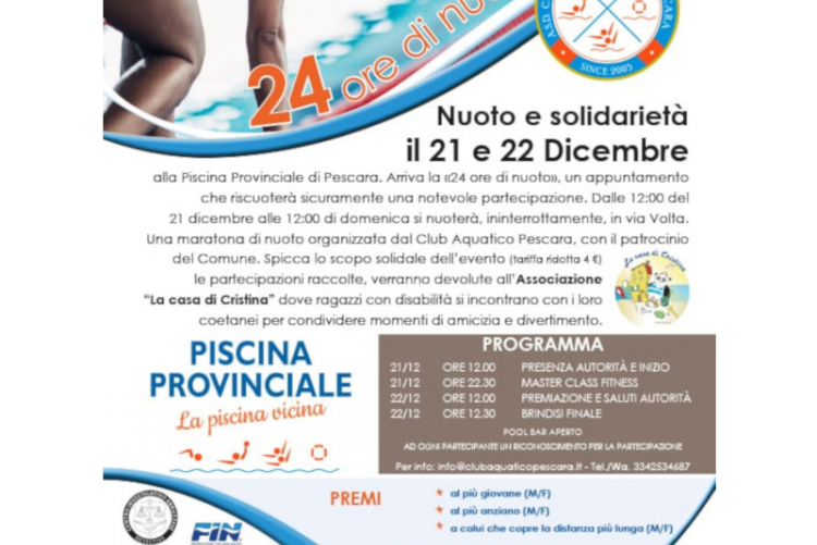 24 ore di nuoto